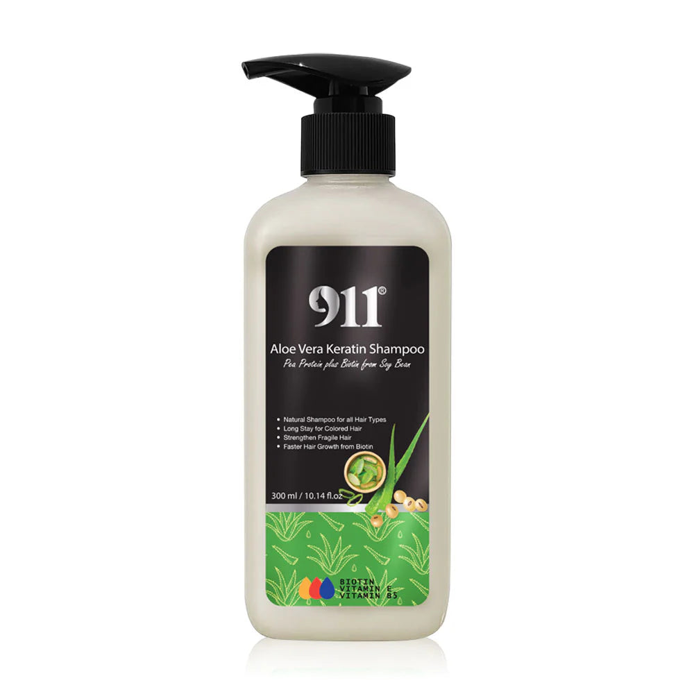 911 Aloe Vera Keratin Hair Shampoo 300ml