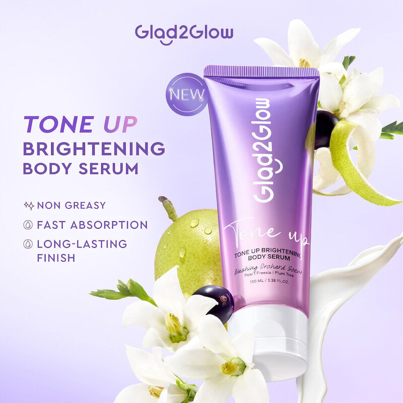 Glad2Glow Tone Up Brightening Body Serum 100ml