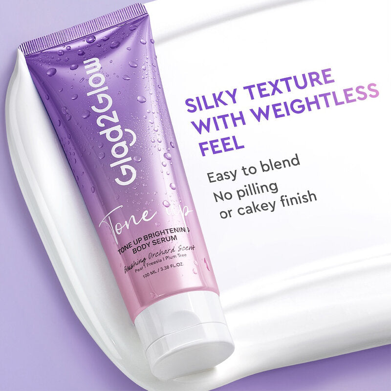 Glad2Glow Tone Up Brightening Body Serum 100ml