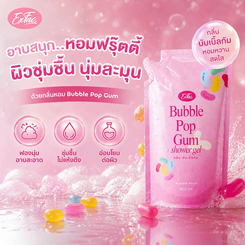 EXFAC Bubble Pop Gum Shower Gel 400ml