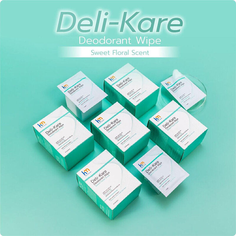 HEALTHIMORE Deli-Kare Deodorant Wipe Sweet Floral Scent 10 Sachets