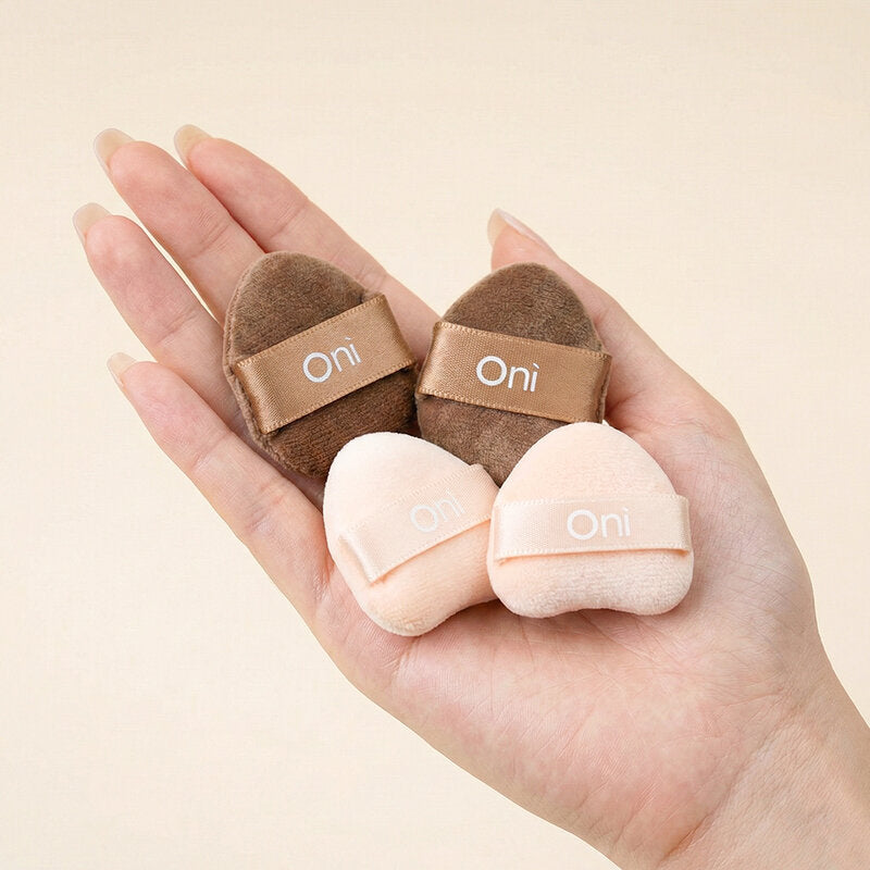 Oni Mini Powder & Blush Puff 4pcs