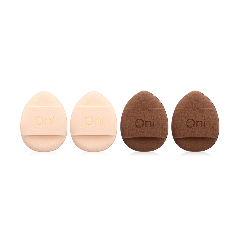 Oni Mini Double-faced Puff 4pcs