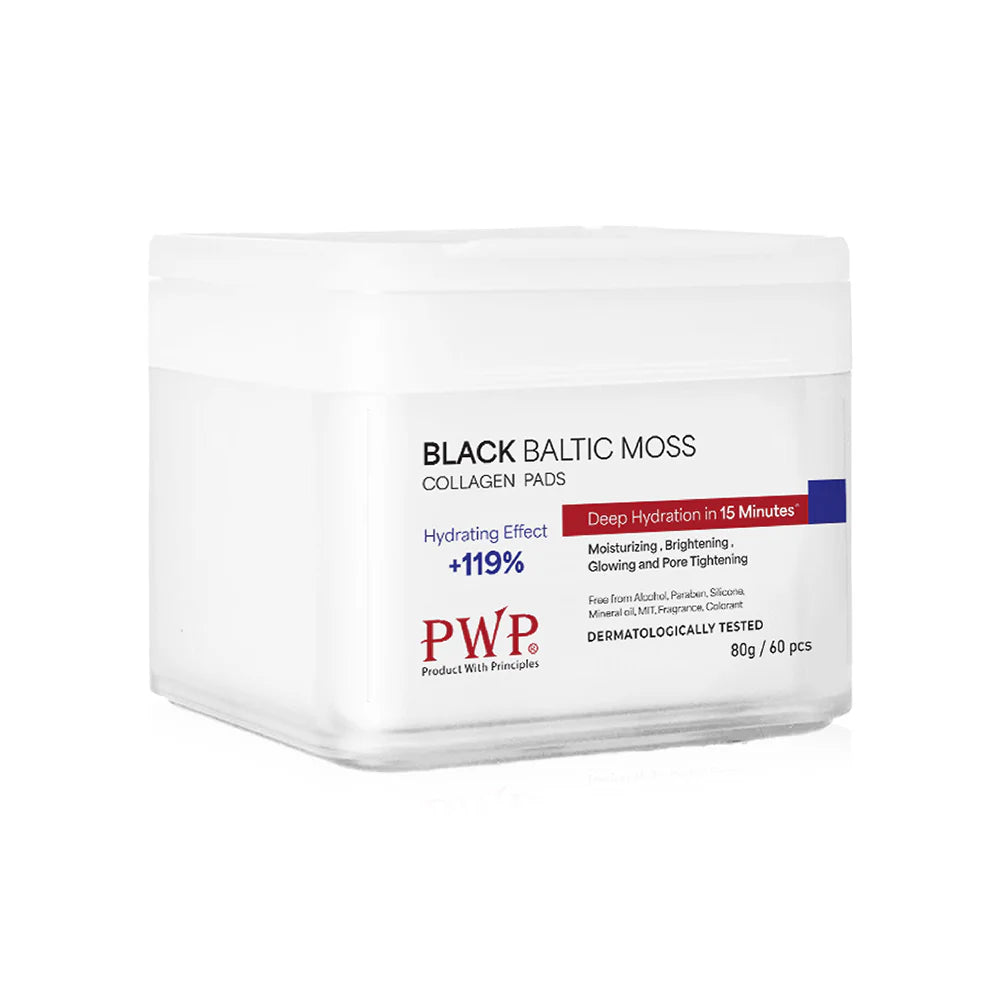 PWP Black Baltic Moss Collagen Pads 180g [60 Pads]