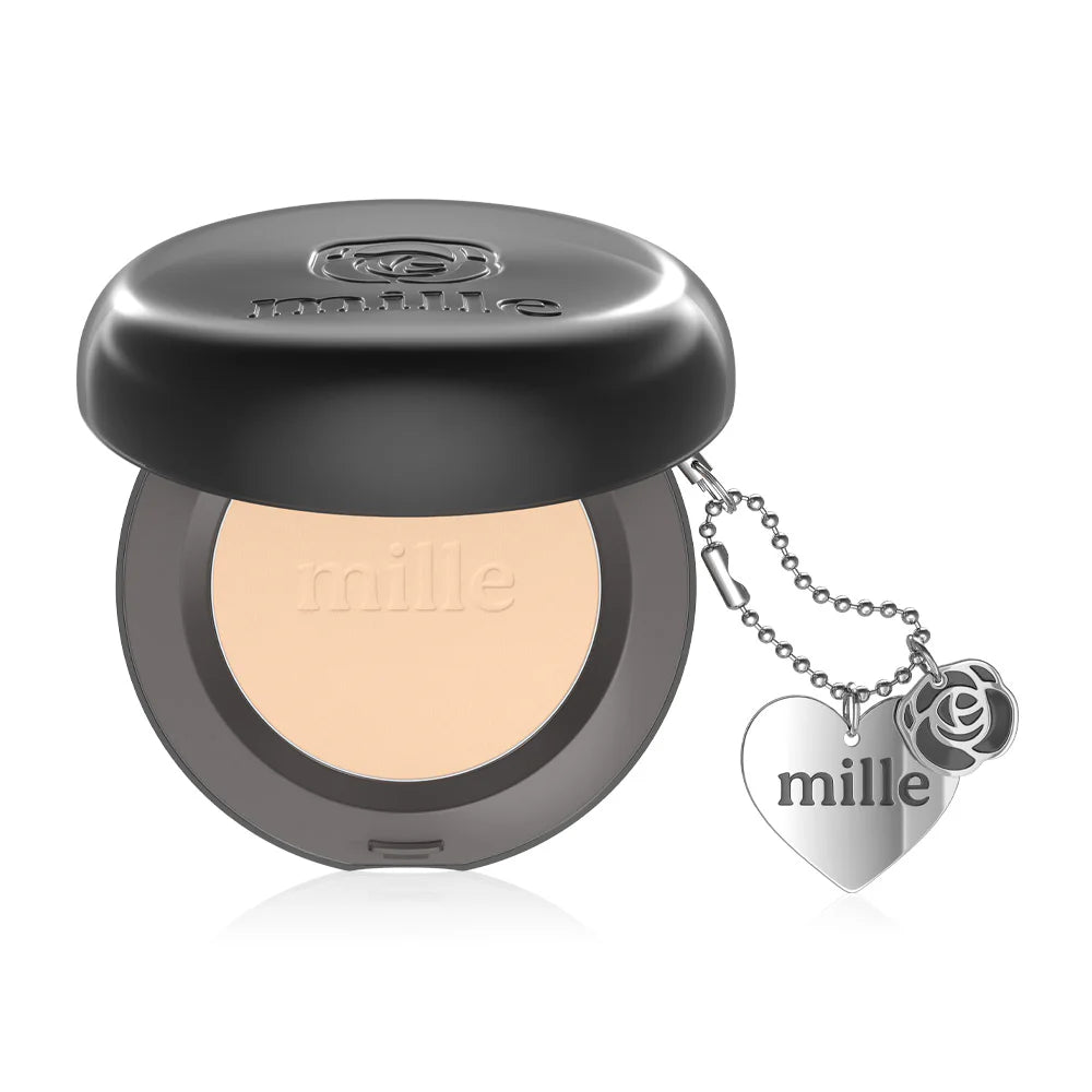 Mille Charcoal Matte Cover Pact SPF25/PA++ 11g - #01 Light