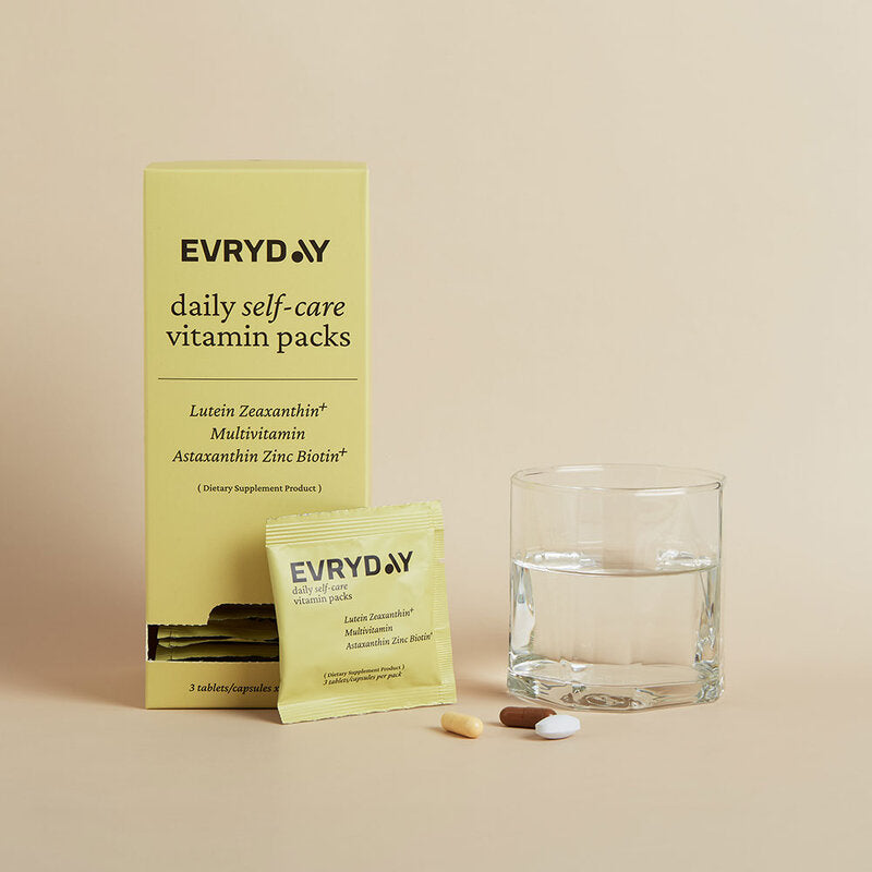 EVRYDAY Daily Self-care Vitamin Pack [3 Tablets/Capsules x 30 Packs]