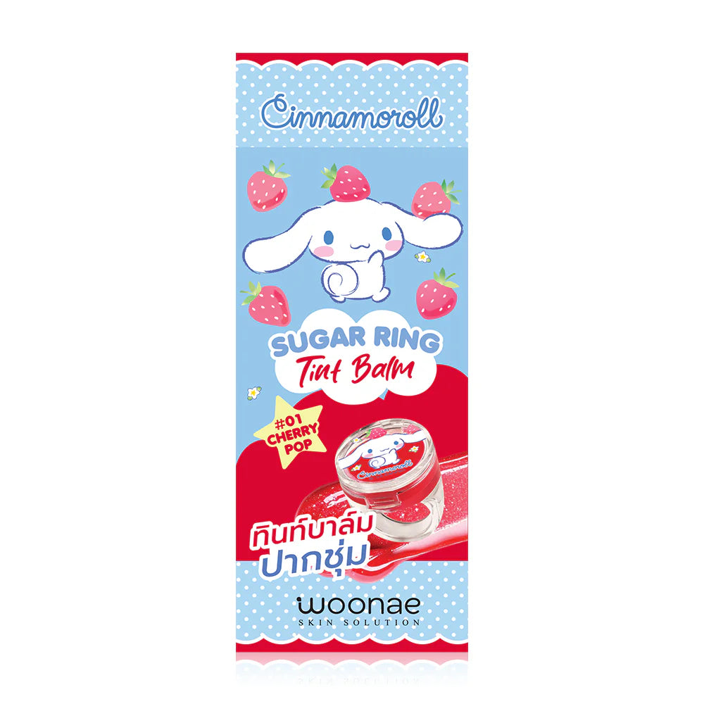 Woonae Sugar Ring Tint Balm 1g - #01 Cherry Pop
