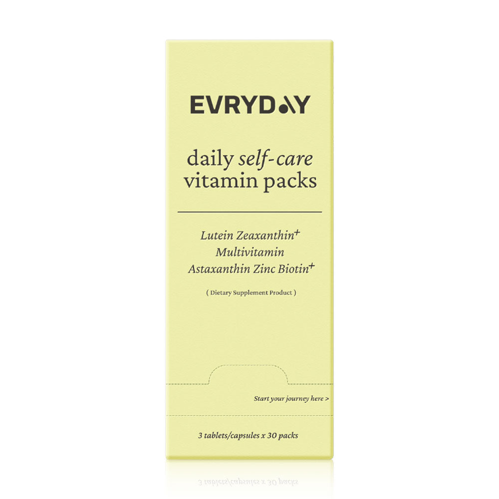 EVRYDAY Daily Self-care Vitamin Pack [3 Tablets/Capsules x 30 Packs]