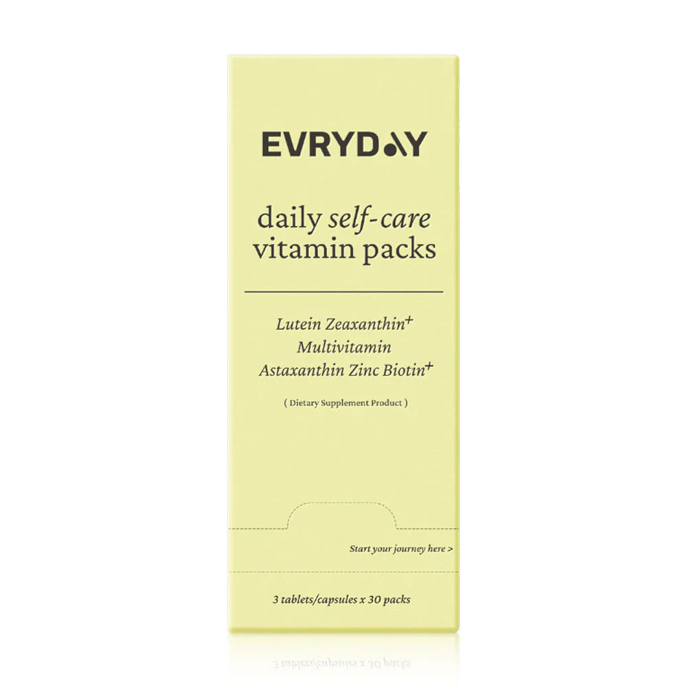 EVRYDAY Daily Self-care Vitamin Pack [3 Tablets/Capsules x 30 Packs]