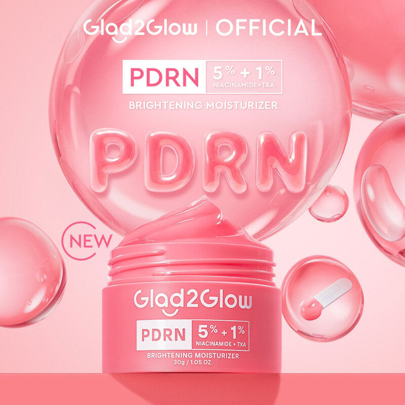 Glad2Glow PDRN 5% Niacinamide 1% TXA Brightening Moisturizer 30g