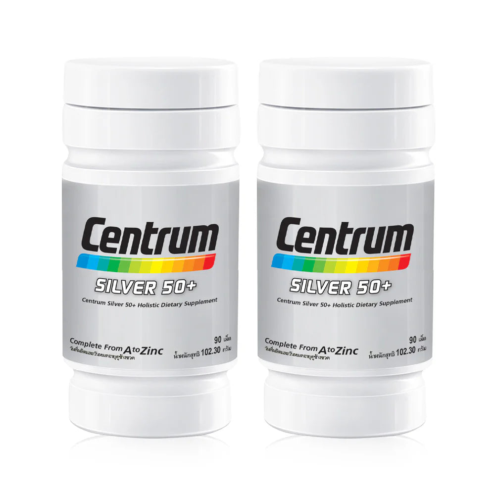 Centrum Silver 50+ Holistic Dietary Supplement [90 Capsules x 2pcs]
