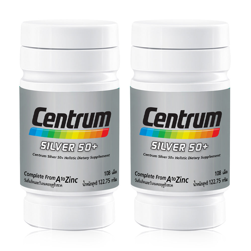 Centrum Silver 50+ Holistic Dietary Supplement [108 Capsules x 2pcs]