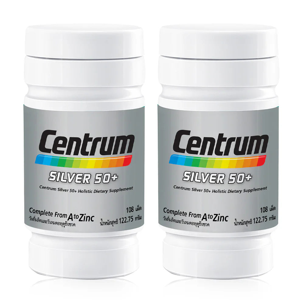 Centrum Silver 50+ Holistic Dietary Supplement [108 Capsules x 2pcs]