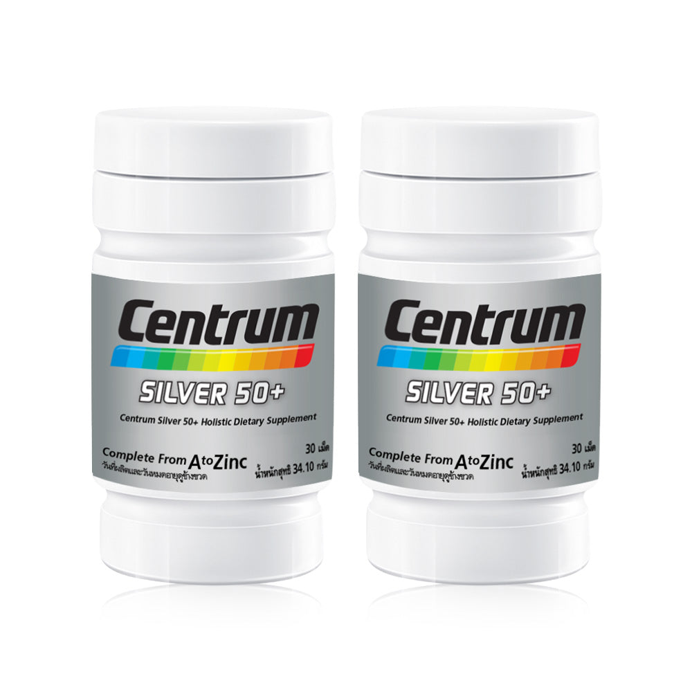 Centrum Silver 50+ Holistic Dietary Supplement [30 Capsules x 2pcs]