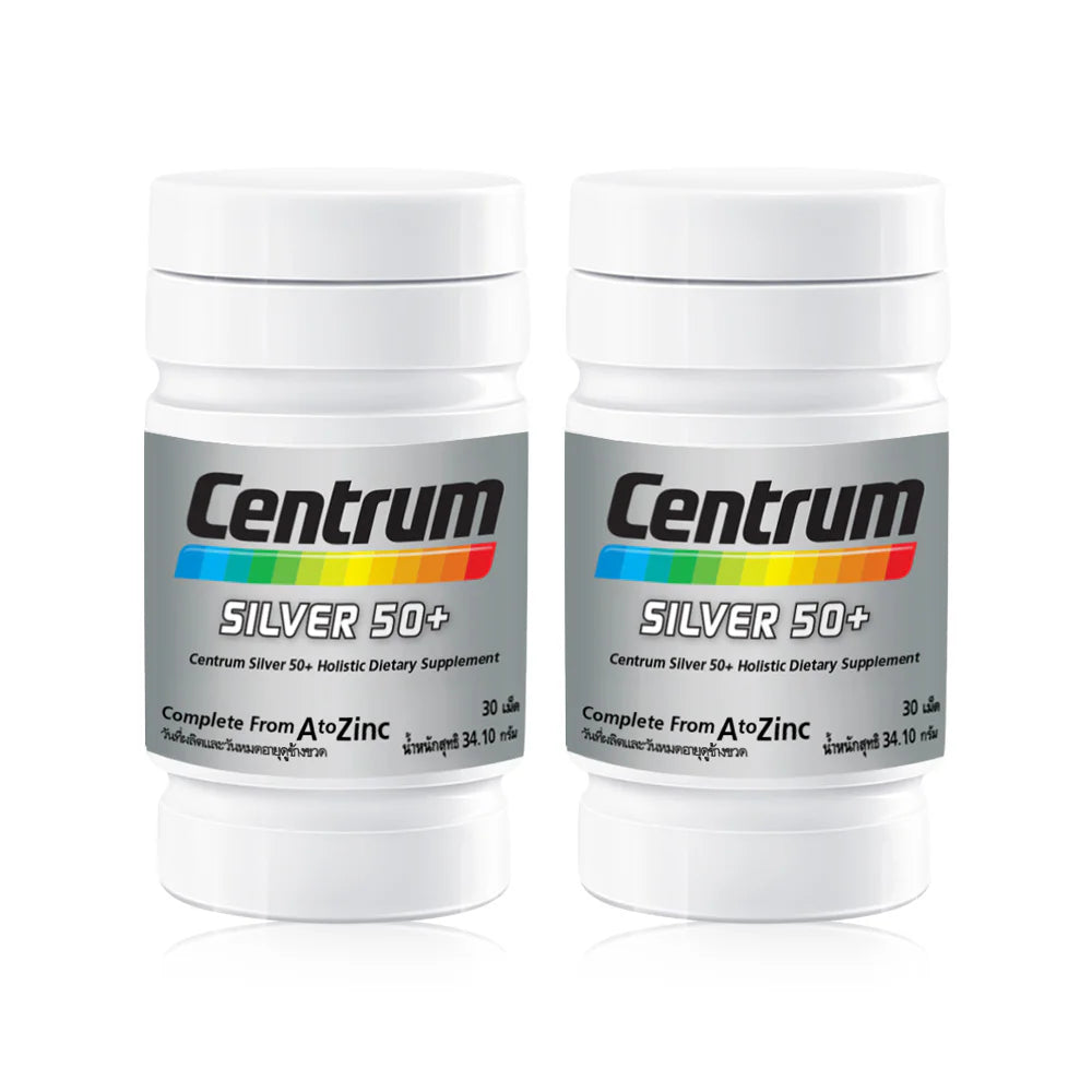 Centrum Silver 50+ Holistic Dietary Supplement [30 Capsules x 2pcs]