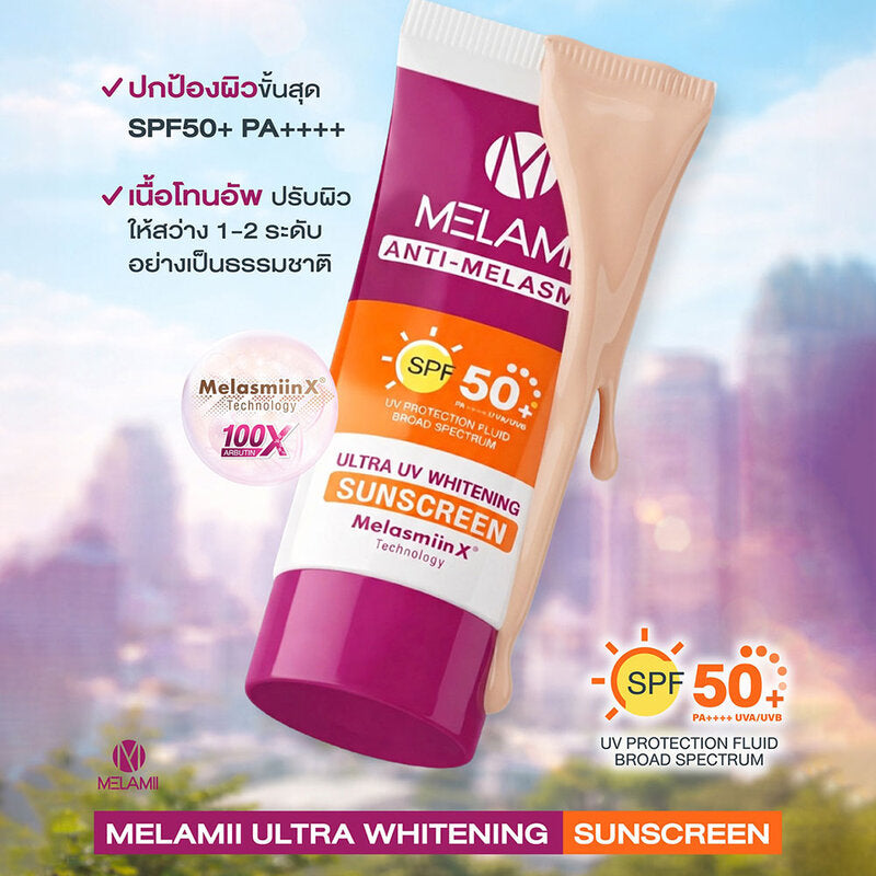 Melamii Anti-Melasma Ultra UV Whitening Sunscreen 30ml