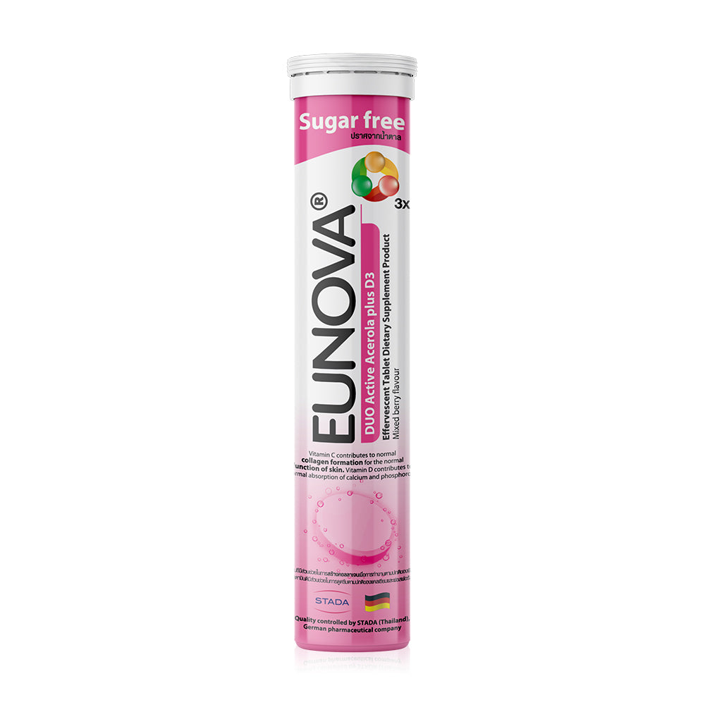 Eunova DUO Active Acerola Plus D3 15 Tablets