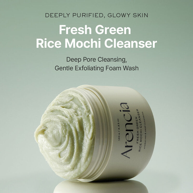 ARENCIA Fresh Green Rice Mochi Cleanser [120g x 2pcs]