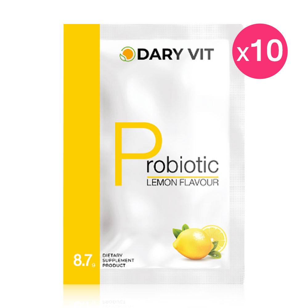 Dary Vit Probiotic Lemon Flavour [8.7g x 10 Sachets]