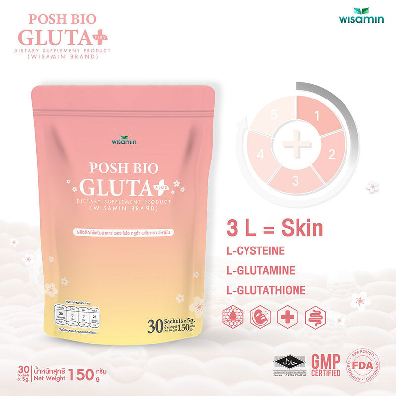 WISAMIN Posh Bio Gluta Plus 30 Sachets