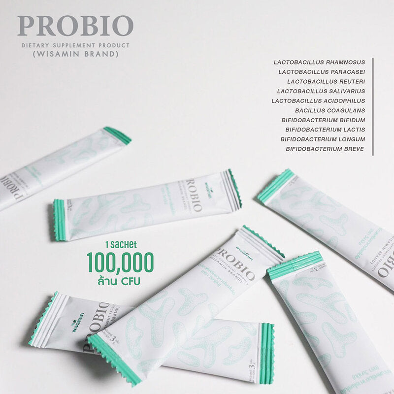 WISAMIN ProBio Chocolate Mint Flavor 20 Sachets