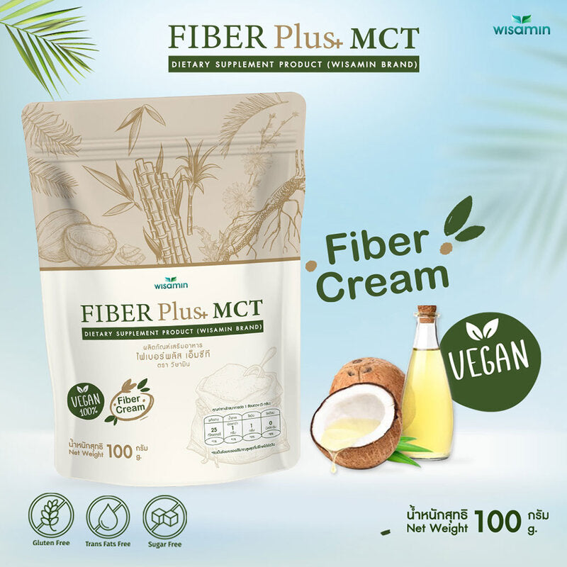 WISAMIN Fiber Plus MCT 100g