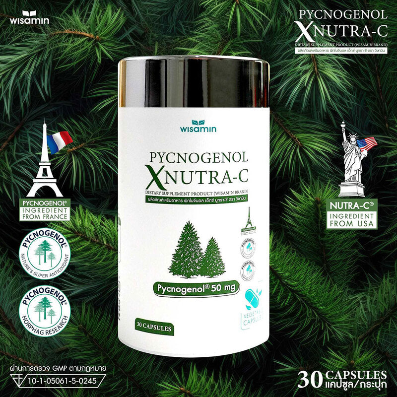 WISAMIN Pycnogenol X Nutra-C 30 Capsules