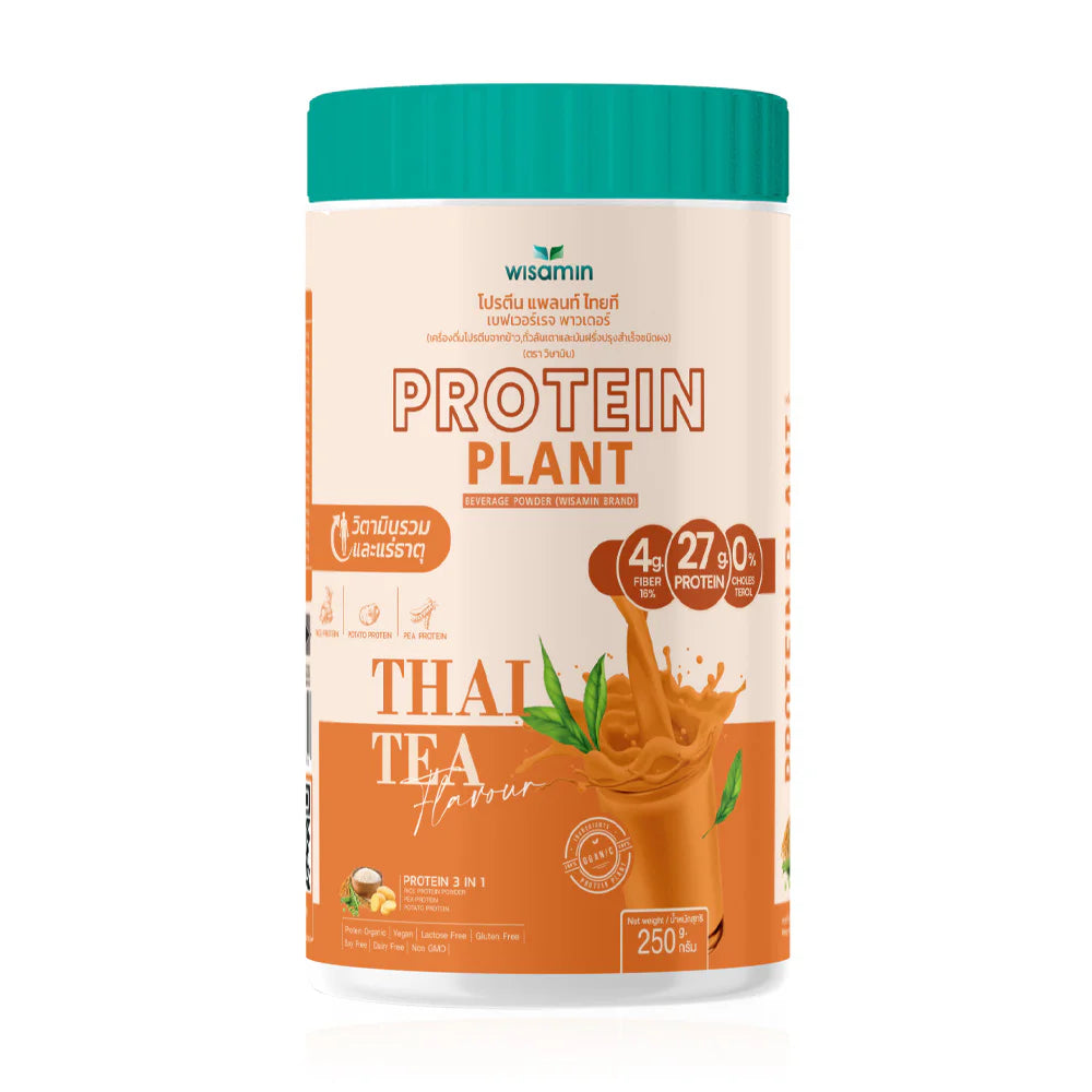 WISAMIN Plant Protein Formula 1 Thai Tea Flavor 250g