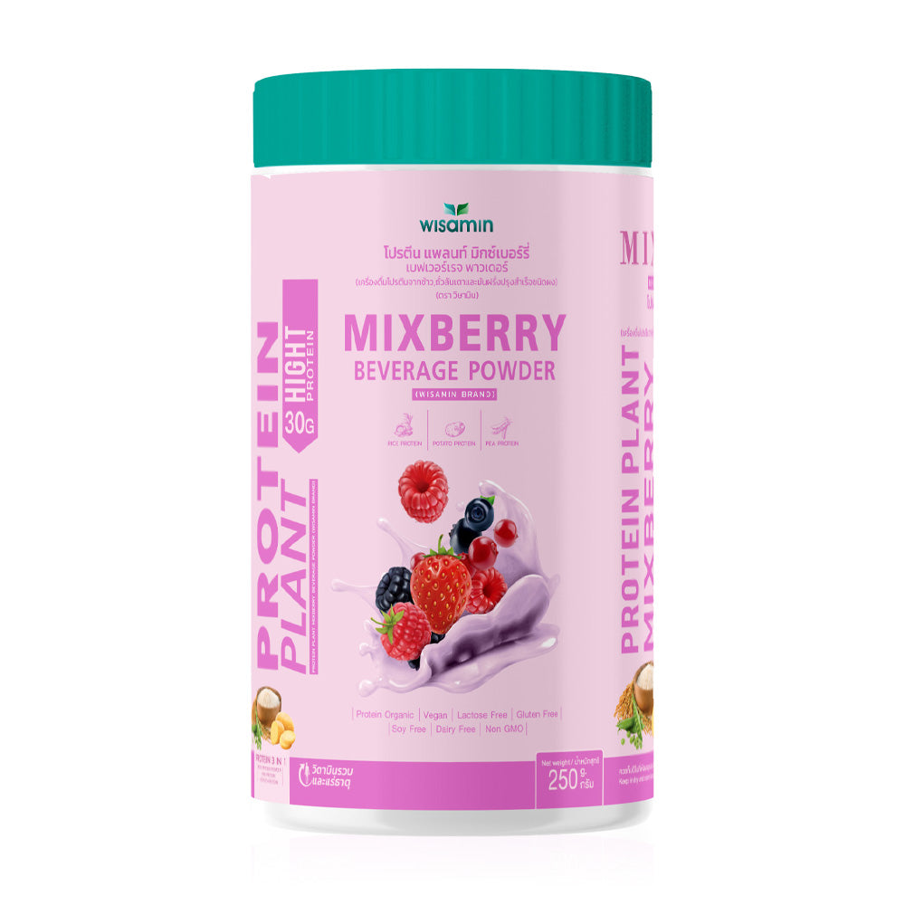 WISAMIN Plant Protein Formula 1 Mix Berry Flavor 250g