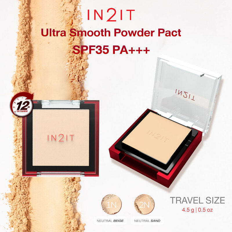 IN2IT Ultra Smooth Powder Pact SPF35 PA+++ 4.5g