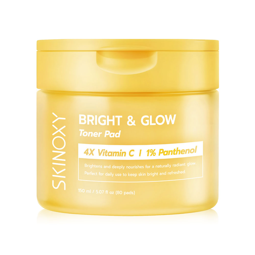 Skinoxy Bright & Glow Toner Pad 150ml [80pcs]