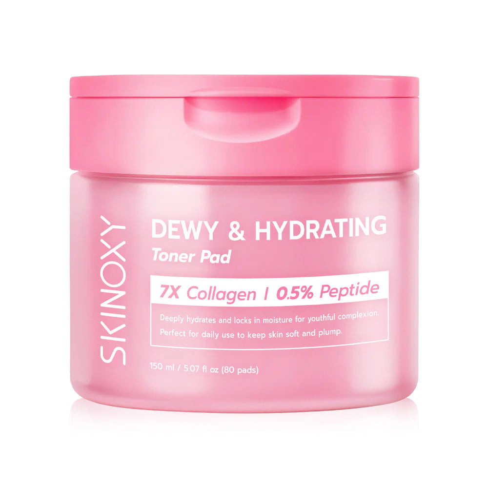 Skinoxy Dewy & Hydrating Toner Pad 150ml [80pcs]