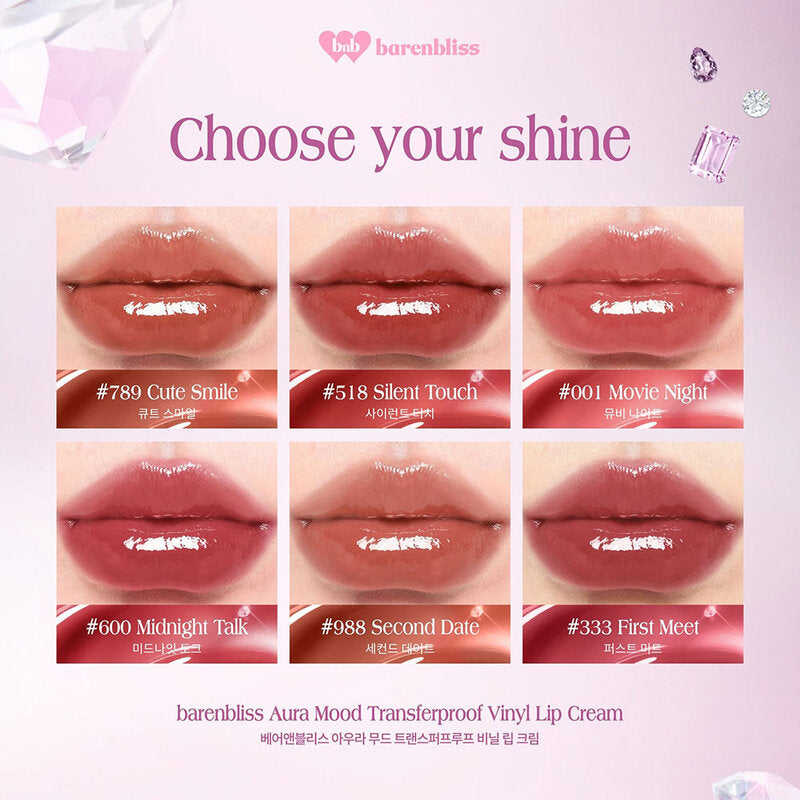 barenbliss Aura Mood Transferproof Vinyl Lip Cream 2.5ml
