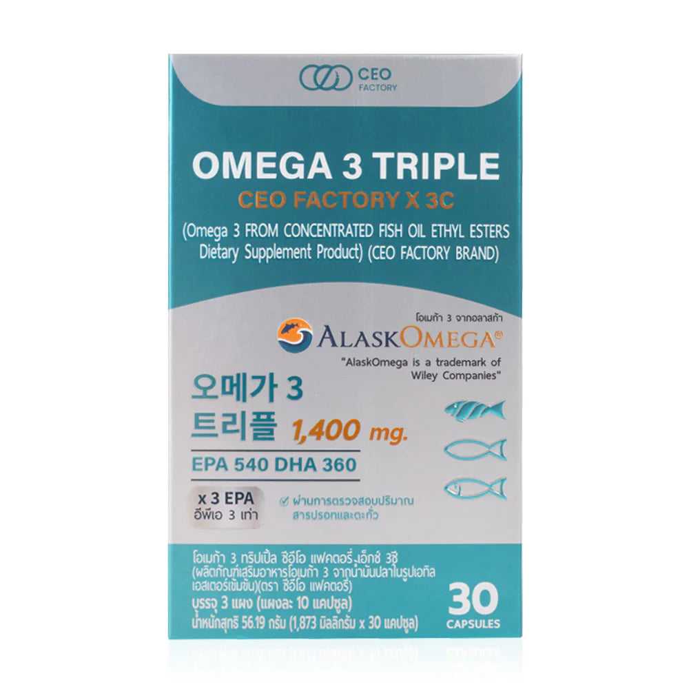 CEO Factory Omega 3 Triple X 3C 30 Capsules