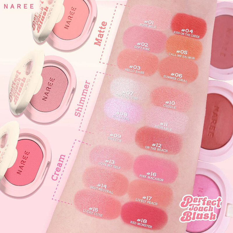 Naree Perfect Touch Blush Cream 6.5g