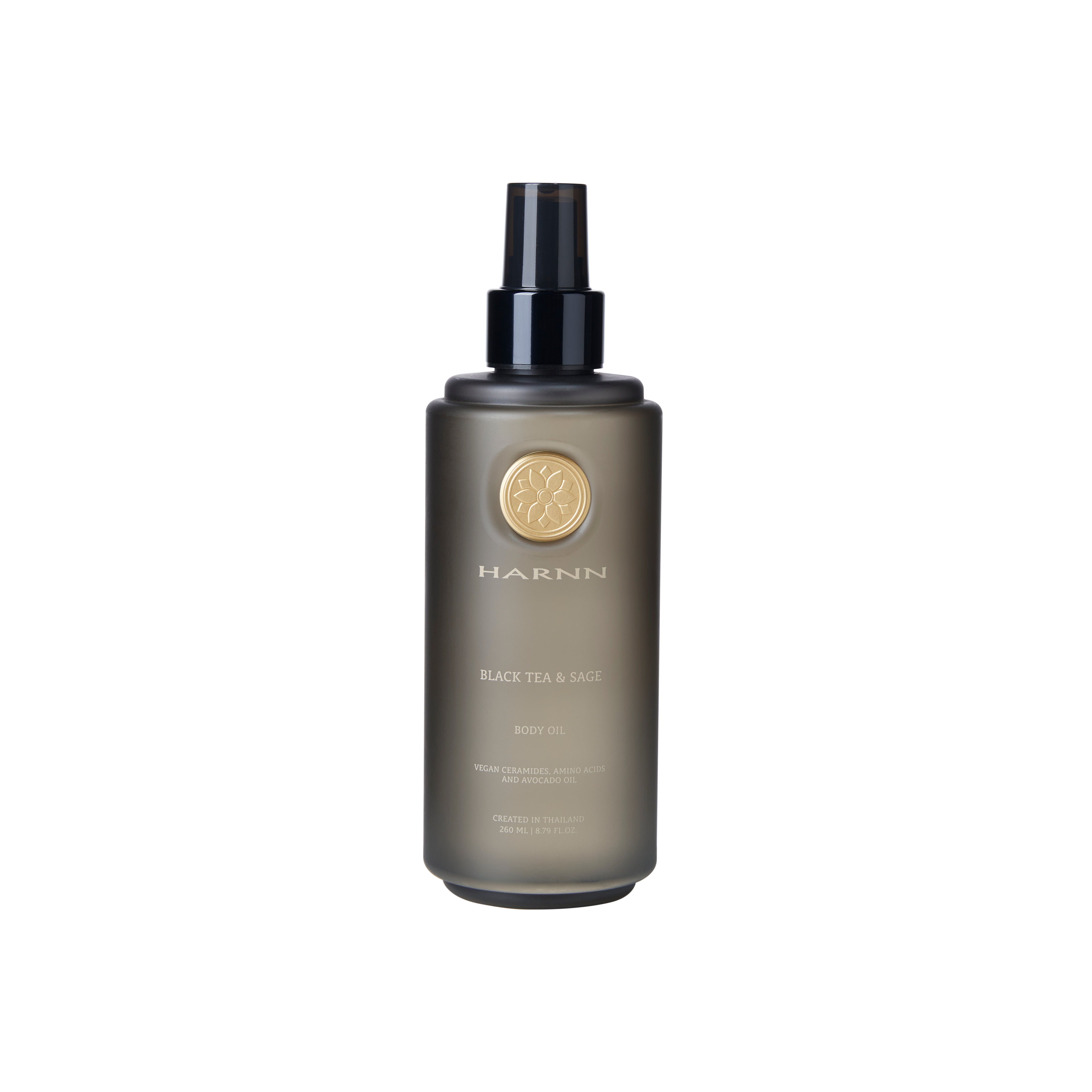Harnn Body Oil - Black Tea & Sage 260 ml.