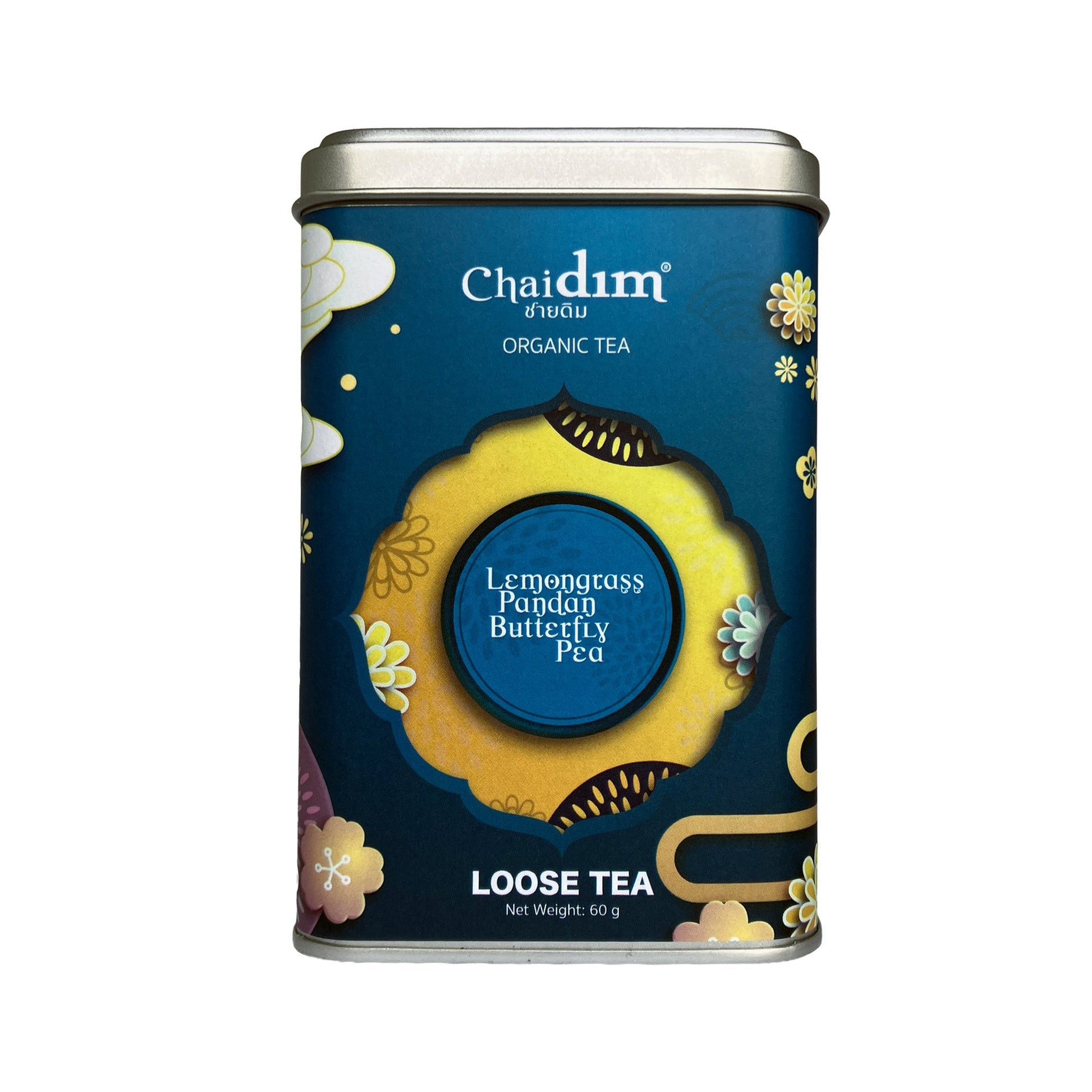 Chaidim Lemongrass Pandan Butterfly Pea Herbal Tea