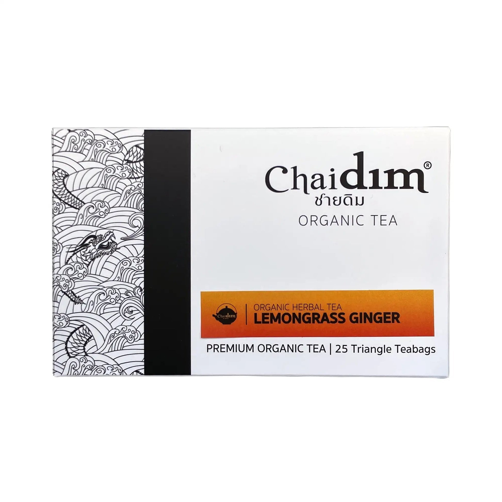 Chaidim Lemongrass Ginger Herbal Tea 25 Teabags