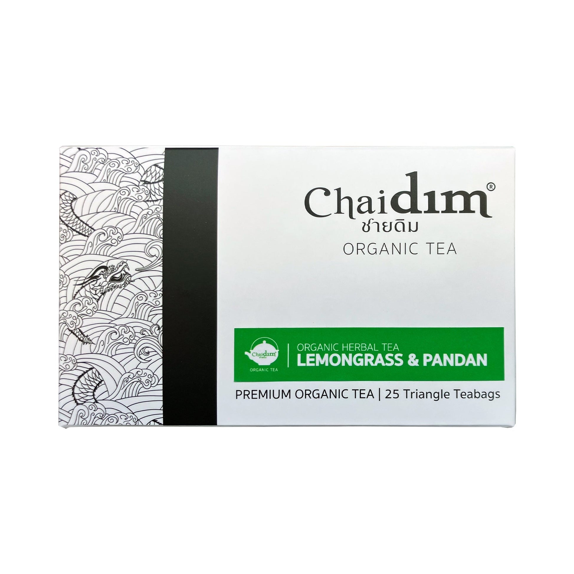 Chaidim Lemongrass Pandan Herbal Tea 25 Teabags