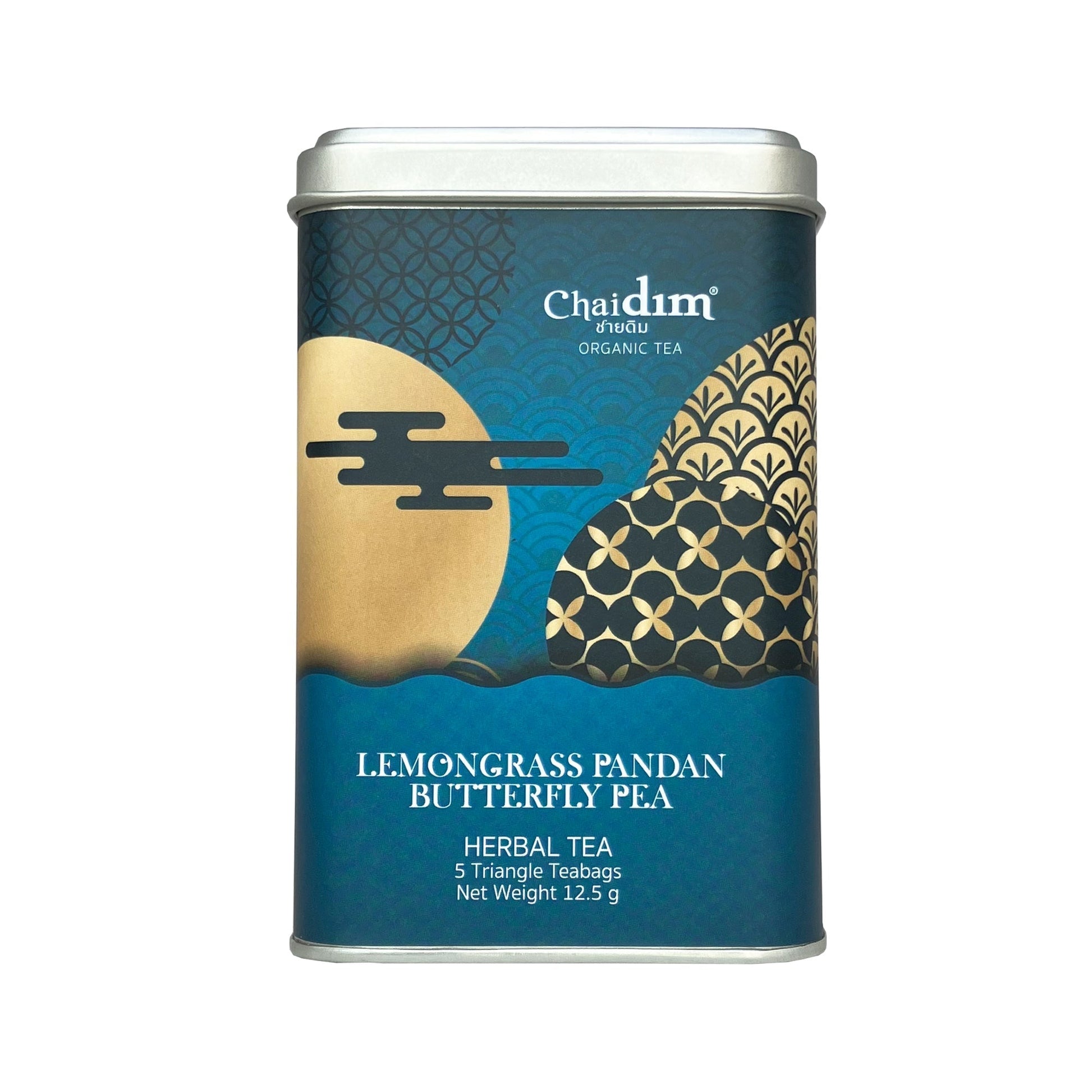 Chaidim Duo Box - Lemongrass Ginger & Lemongrass Pandan Butterfly Pea 2 x 5 Teabags