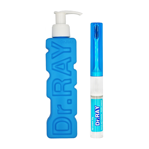 Dr.ray Portable Set Natural Mint Toothpaste