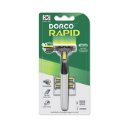 Dorco System Razor Rapid 2blades With 3cartridges