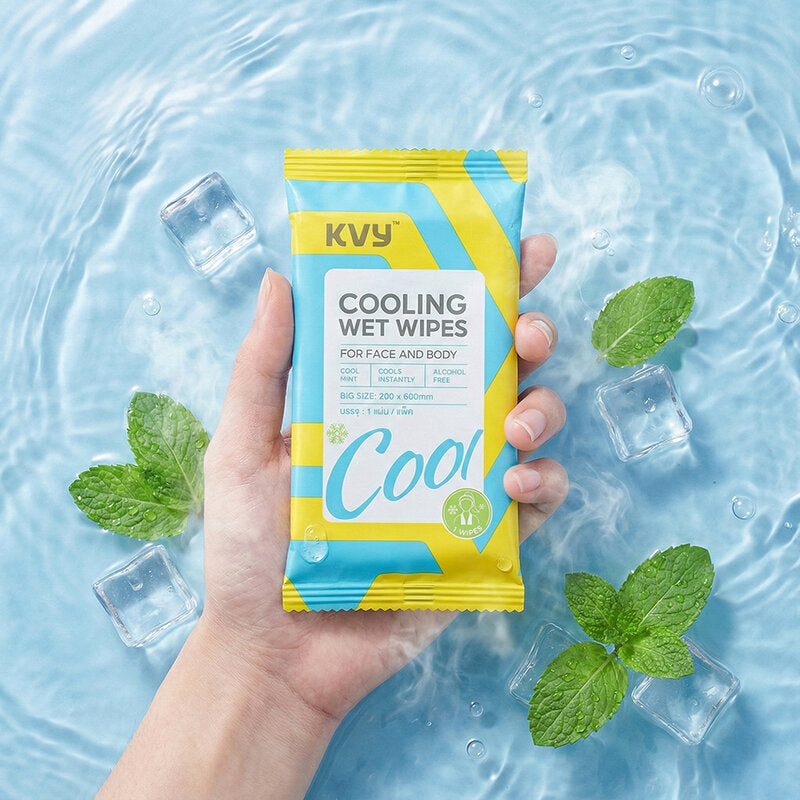 KVY Cooling Wet Wipes 1 Sheet