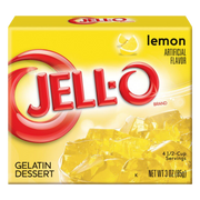 Jell-O Gelatin Dessert Mix Lemon Flavored