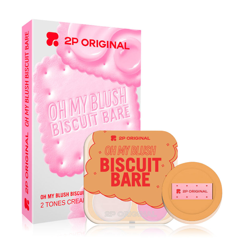 2P Original Blush - Biscuit Bare #02 Rosa Rote De'Naur - Beauty Buddy