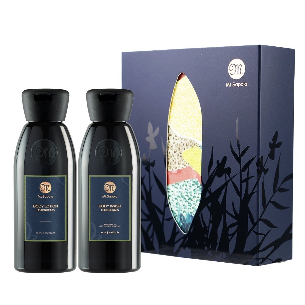Mt. Sapola Body Wash & Body Lotion Gift Set - Lemongrass 2x65 ml.