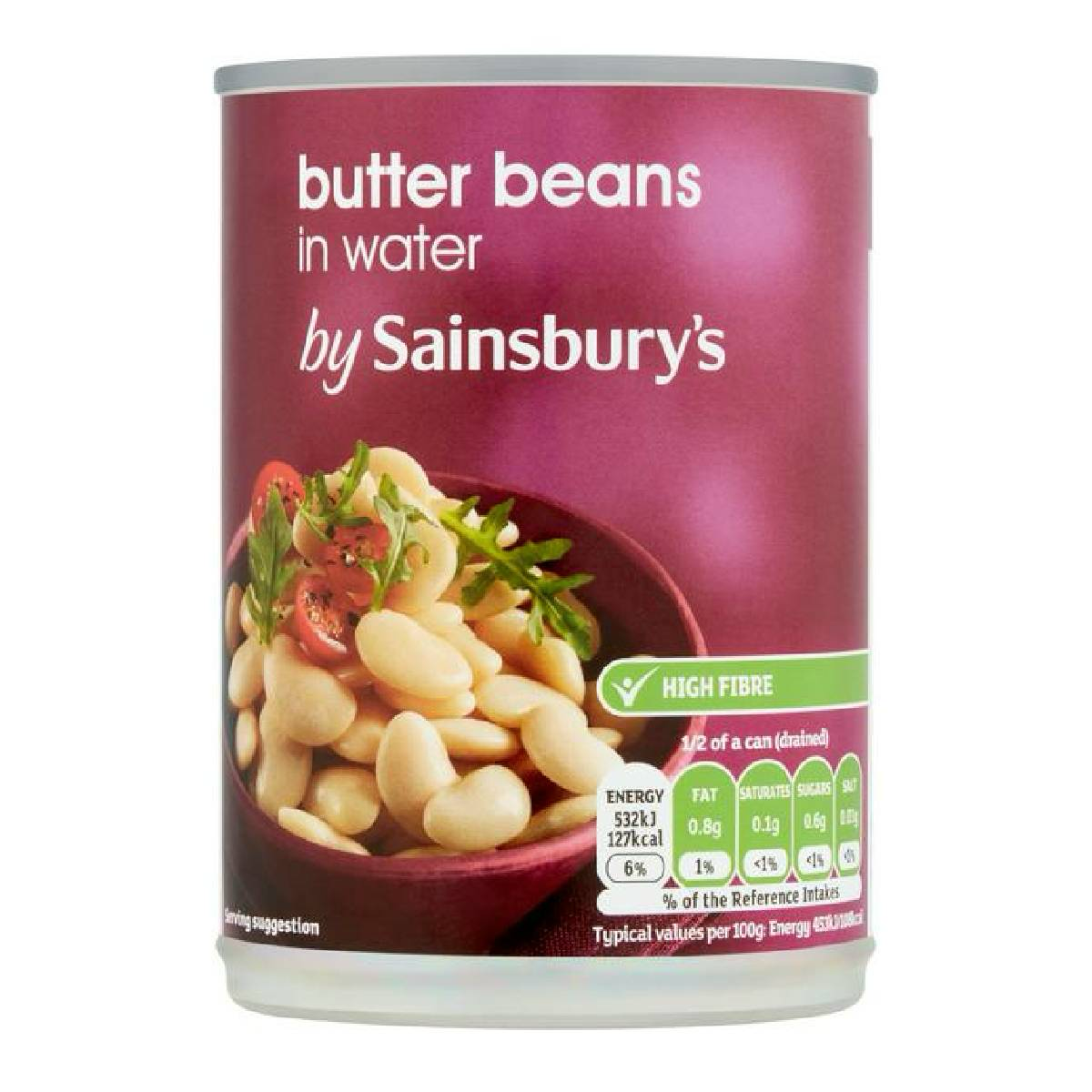 Sainsbury's Butter Beans In Water