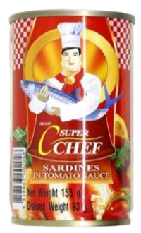 Super C Chef Sardines Tomato Sauce