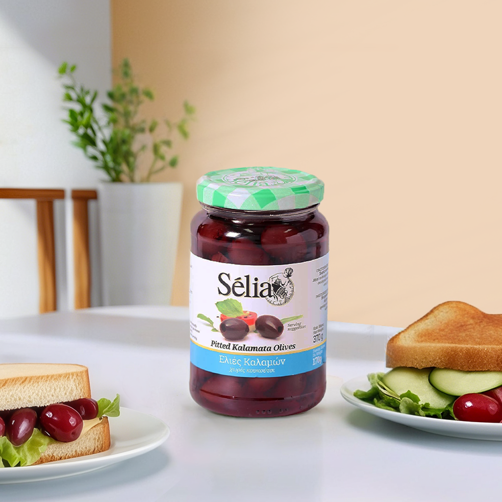 Selia Pitted Black Kalamata Olives