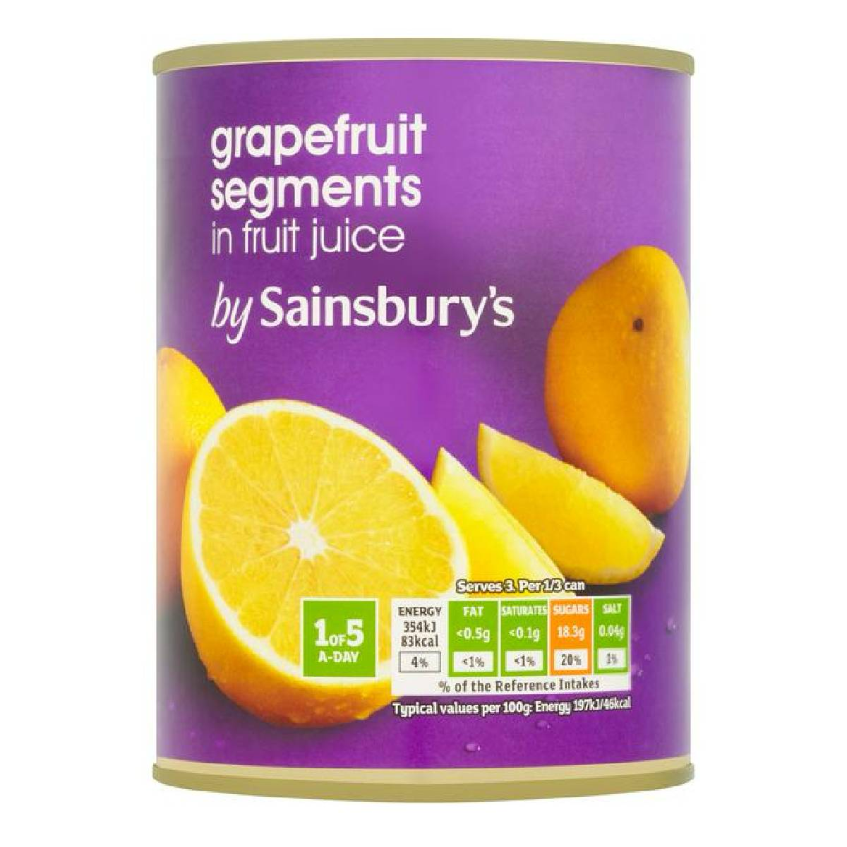 Sainsbury's Grapefruit Segments In Juice